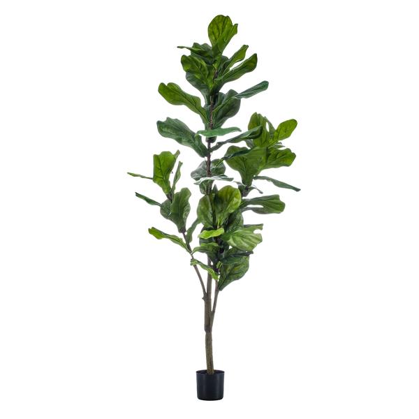 Kunstplant - Ficus Lyrata  - Tabaksplant - 150cm