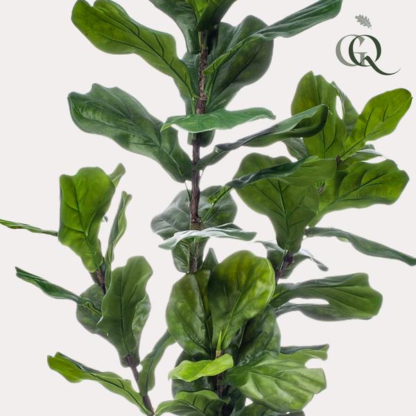 Kunstplant - Ficus Lyrata  - Tabaksplant - 150cm