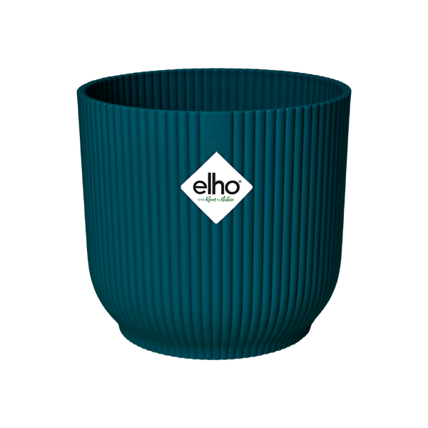 Pot elho Vibes Fold Round blauw - including wheels - D35 x H33