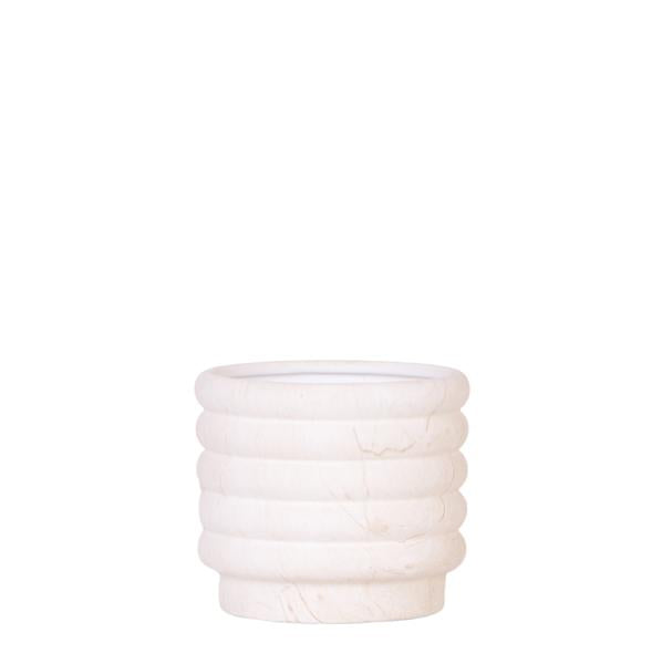 Kolibri Home | Marble pot - Light - Ø12cm