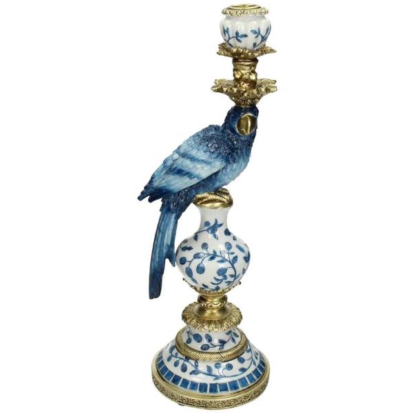 Kandelaar - Dutch Blue Parrot ↑ 40 cm - Rechts