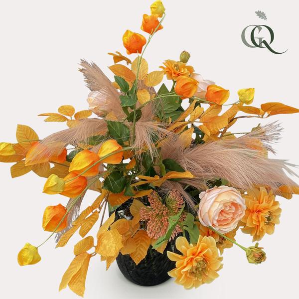 Boeket - L - Orange Dream - 90cm