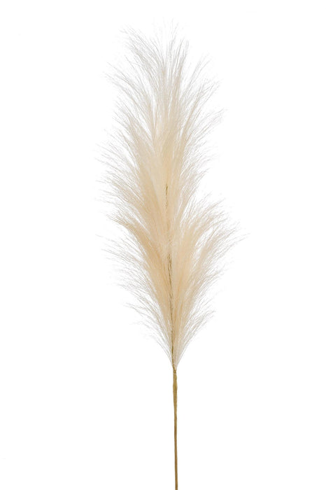 Kunstbloemen Solo - x 6 - 115cm - Pampas Plumes - Crème