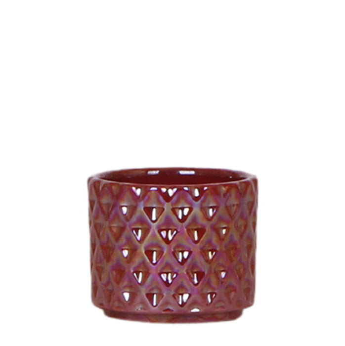 Kolibri Home | Diamond pearl sierpot - Red - Ø6cm