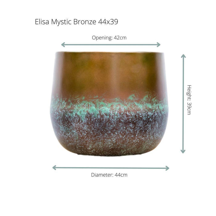 Plantenpot Elisa Mystic Bronze - 44x39