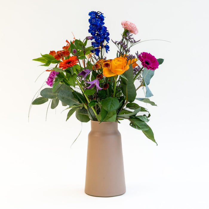 Bouquet Colourful X Vase Sandy