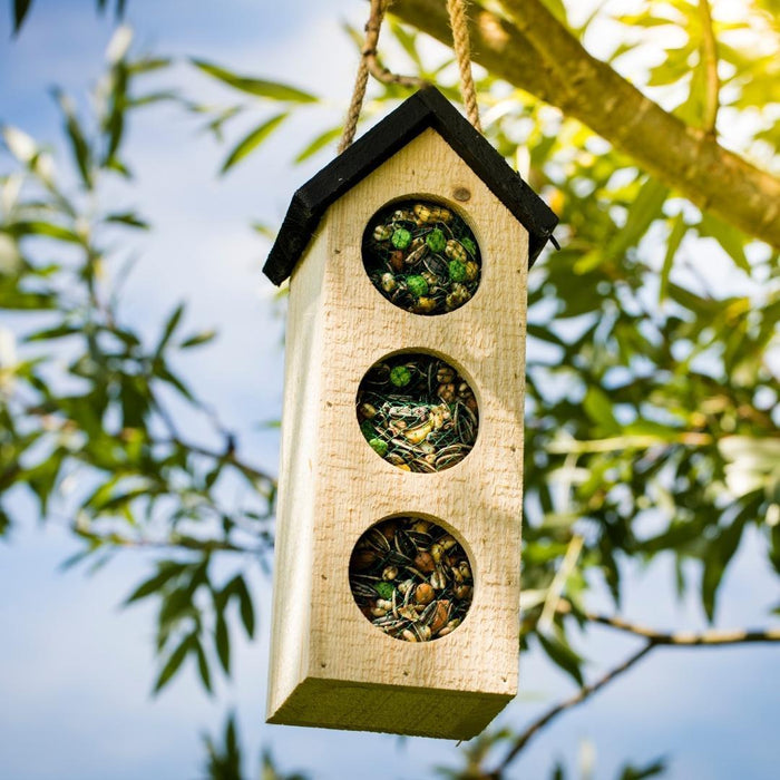 Bird-Buffet | Chalet feeder vogelhuisje | 500 gram - Roodborstjes