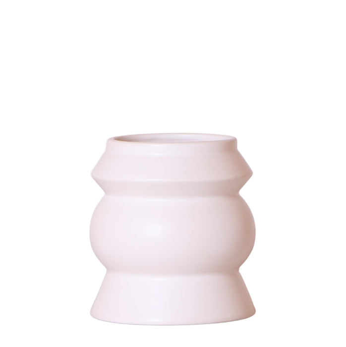 Kolibri Home | Tower witte bloempot - witte keramieken sierpot - Ø9cm