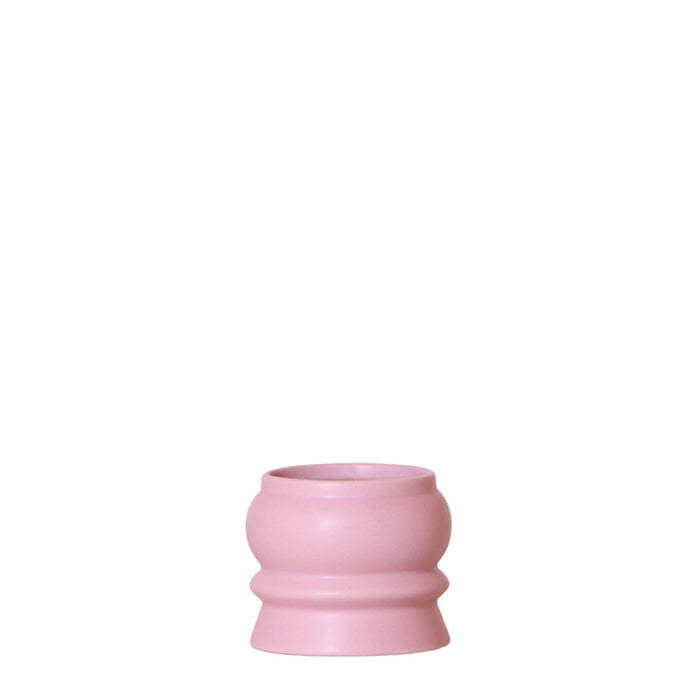 Kolibri Home | Tower roze bloempot - roze keramieken sierpot - Ø6cm