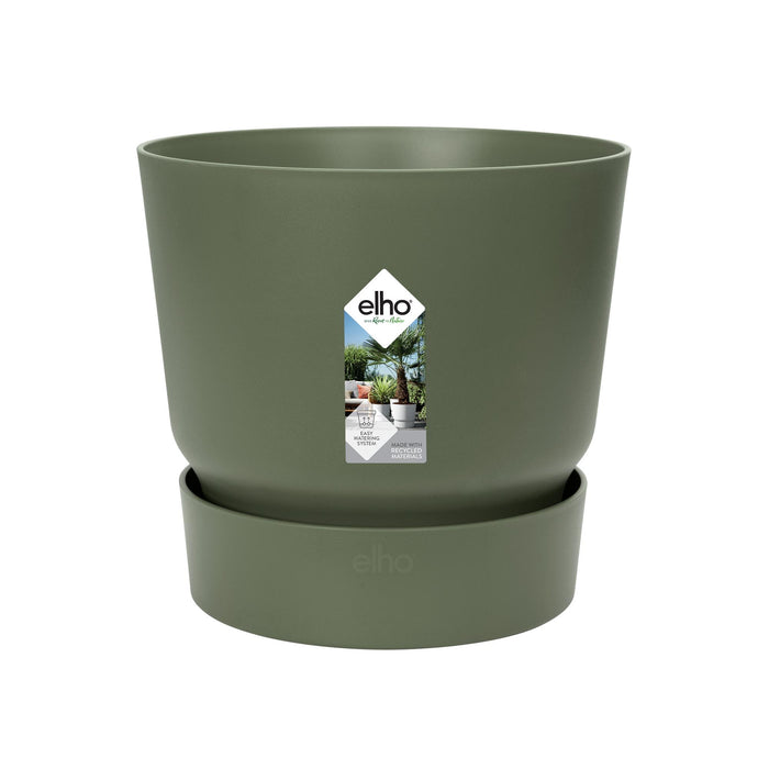 Pot elho Greenville Round groen - D14 x H13 - Plantenpot