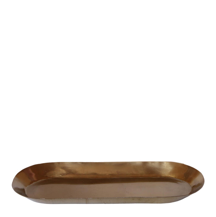 Kolibri Home | Plate oval - Ovale dienblad Ø30cm - Gold