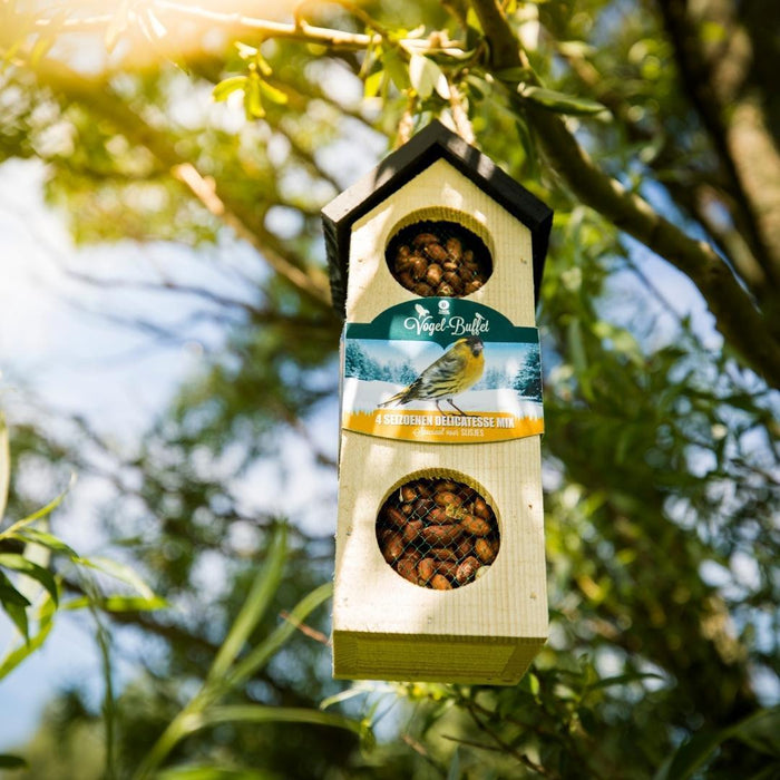 Bird-Buffet | Chalet feeder vogelhuisje | 500 gram - Boomklevers