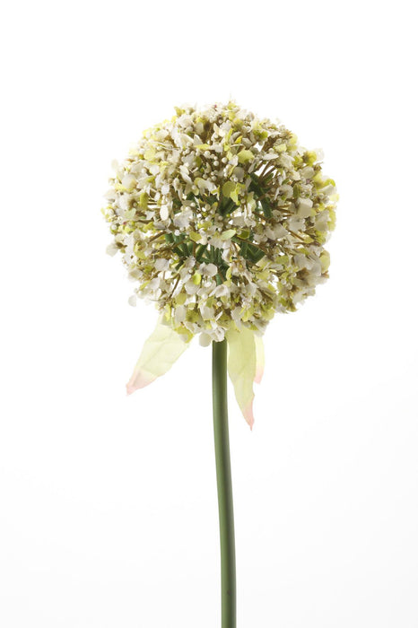 Kunstbloemen Solo - x 7 - 70 cm - Allium Flower - White