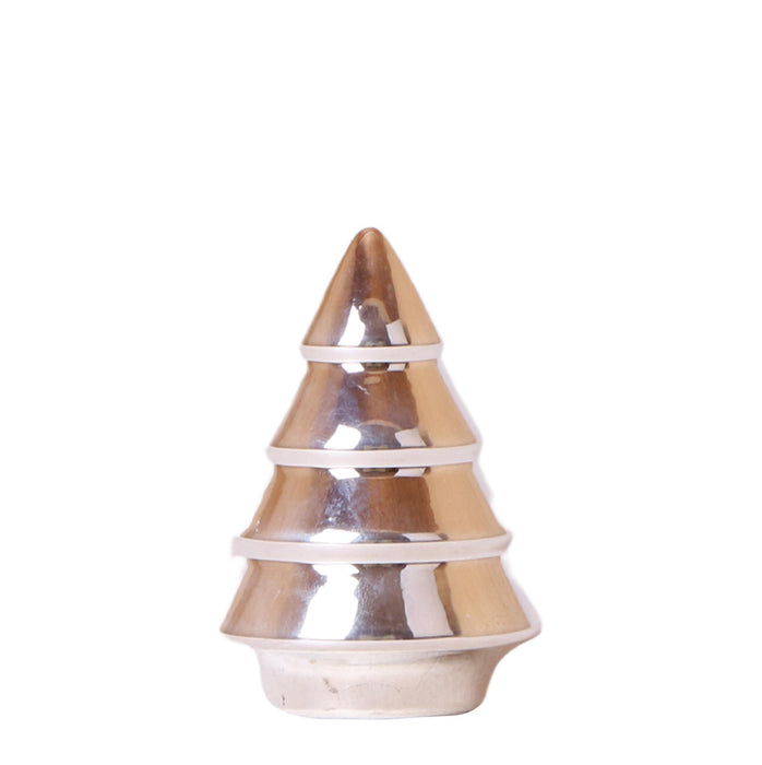 Kolibri Home | Ornament - Decoratie beeld Kerstboom - ↕12cm - Zilver