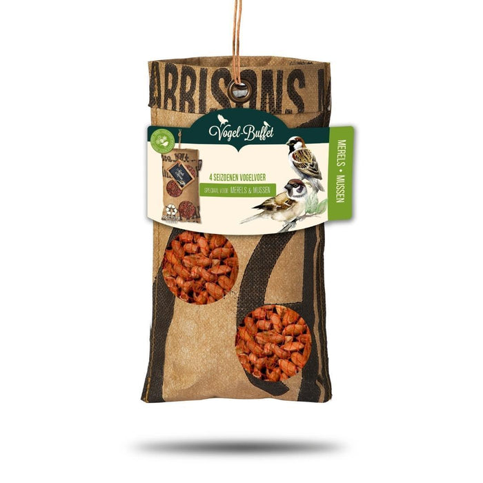 Bird-buffet | Rags feeder | 300 gram - Mussen & Merels