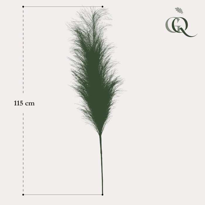 Kunstbloemen Solo - x 6 - 115cm - Pampas Plumes - Crème