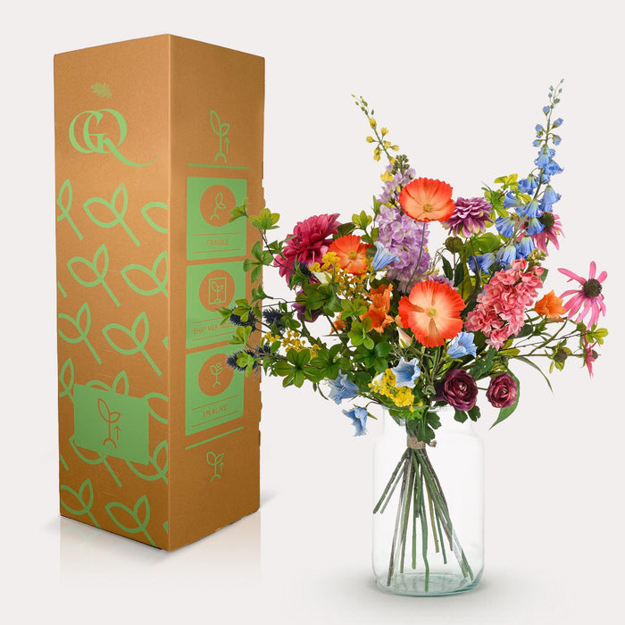 Kunstbloemen - Bouquet XL -  Electric Love - 90cm